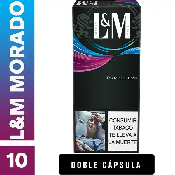 L&M Purple​ x 10 Cigarrillos
