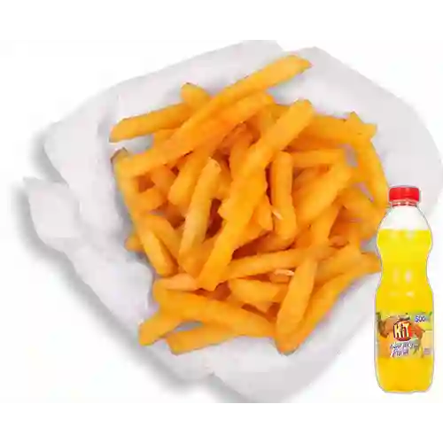 Combo Papas a la Francesa + Hit Naranja Piña 500 ml