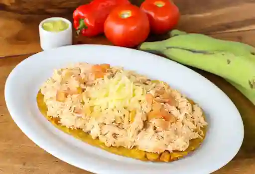Patacón con Pollo