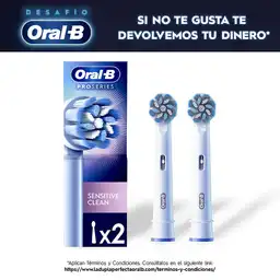 Oral-B Sensitive Clean Cabezal Redondo de Repuesto para Cepillo Eléctrico 2 Unidades