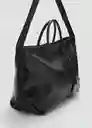 Bolso G Kali Negro Talla 99 Mujer Mango