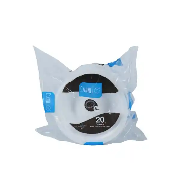 Darnel Plato Hondo Blanco 5 Oz