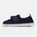 Ilse Jacobsen Tenis Confortables Para Mujer Tulip Ivory Azul 36