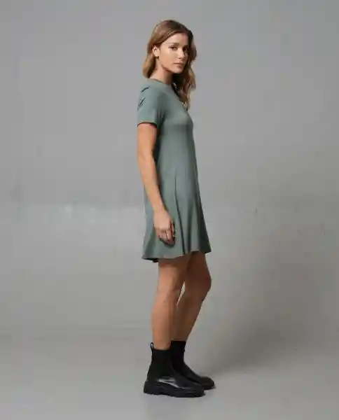 Vestido Mujer Verde Talla S 270G000_VER176009 Rifle