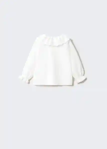 Blusa Abbot Offwhite Talla 64 Niños Mango