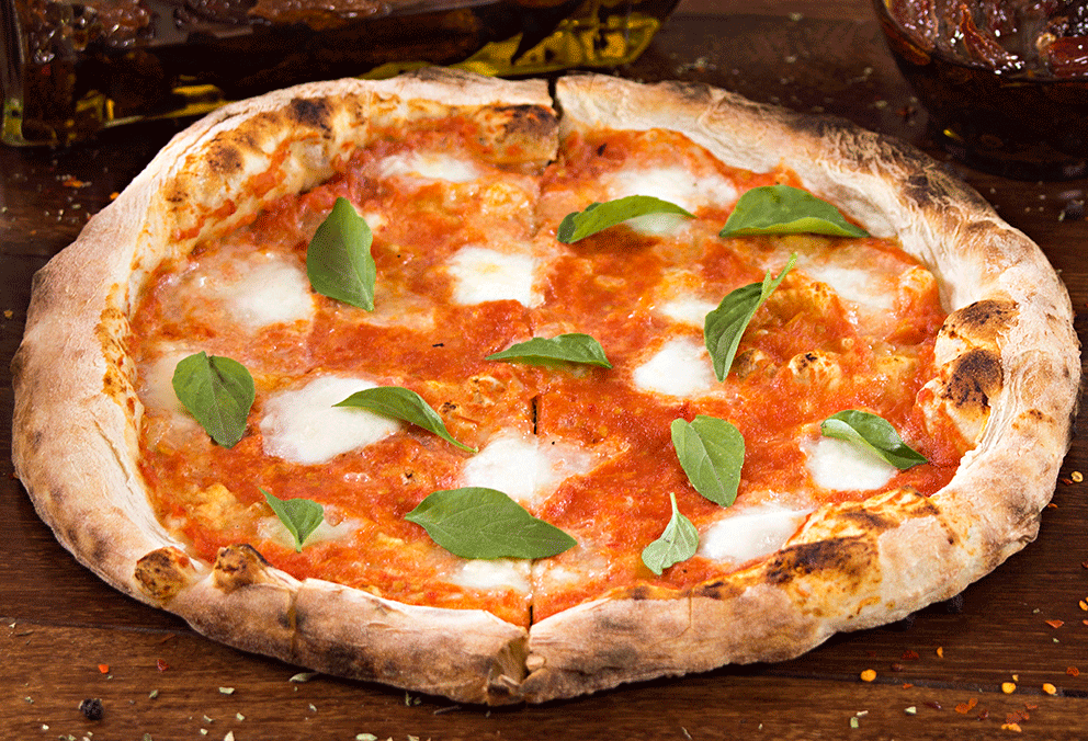 Pizza Margherita Doble Crema