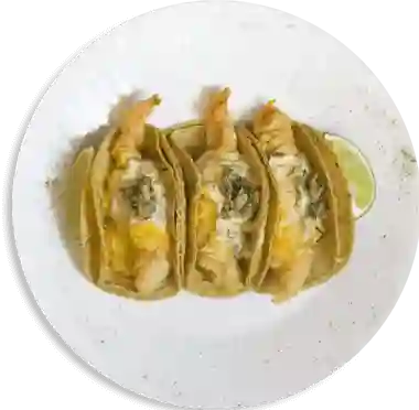 Tacos Gobernador de Langostinos (Sinaloa)
