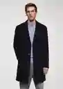 Abrigo Haki Navy Talla XS Hombre Mango