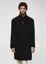 Abrigo Uxio Negro Talla XL Hombre Mango