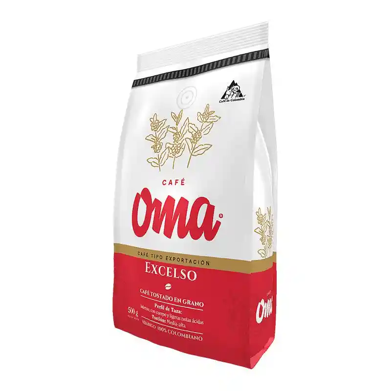 Oma Café Tostado en Grano Excelso 