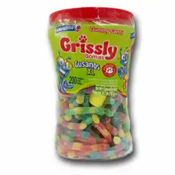 Grissly Gomitas De Gusano x 200 Unidades