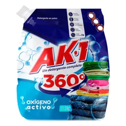 Detergente Ak-1 Polvo 360 Oxígeno Activo (3000 Gr)