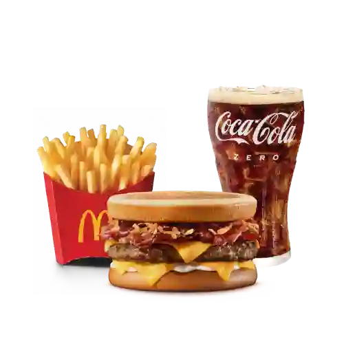 McCombo Mediano Stranger Burger Sandwich 1 Carne