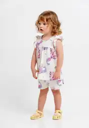 Conjunto Corto 9/12meses-estamp 2