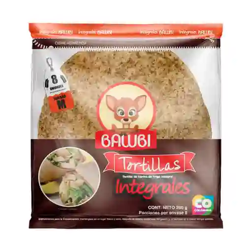 Tortilla de Harina de Trigo Integral M 8 Und