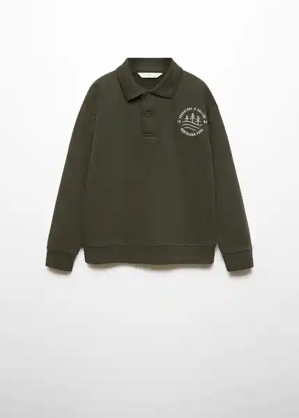 Sudadera Nature Dark Caza Talla 08 Niños Mango