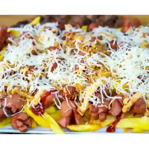 Salchipapa Especial