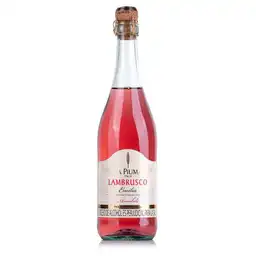La Pluma Vino Lambrusco Rosado Marca Exclusiva