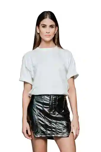 Falda Corta Negro Para Mujer Alanis