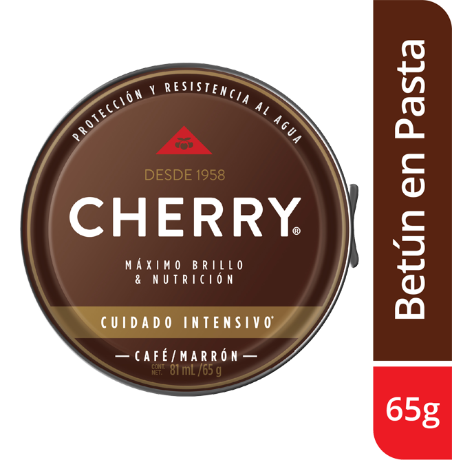 Cherry Betún Pasta Marrón 65 g