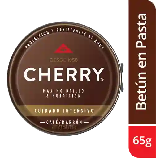Cherry Betún Pasta Marrón