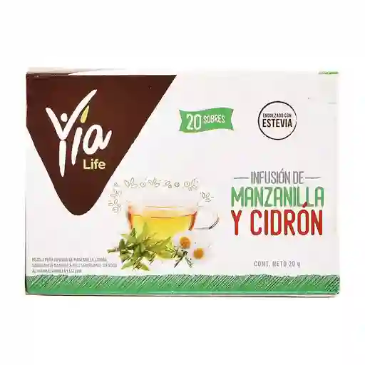 Infusión Yia Life Manzananilla/Cidrón 20 G
