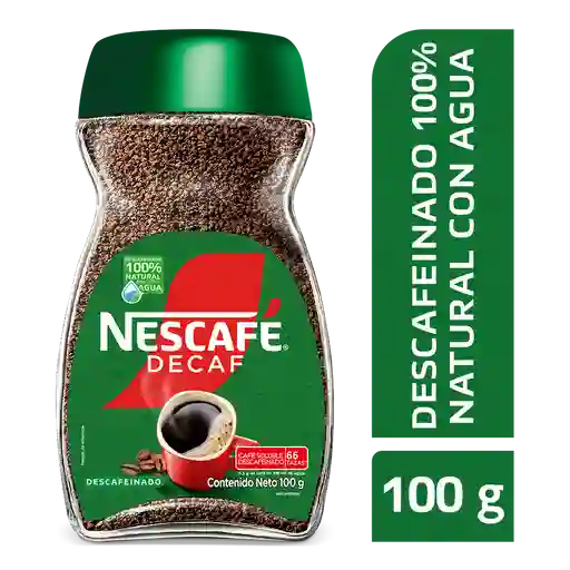 Café descafeinado NESCAFÉ DECAF instantáneo x 100g
