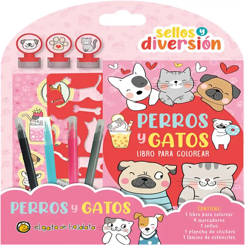 Sellos y Diversion Perros y Ga El Gato de Hojalata