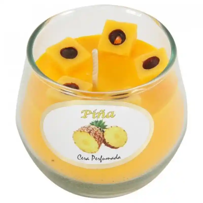 Cererias Vela Cerespas Vidrio Explosión De Fruta Piña