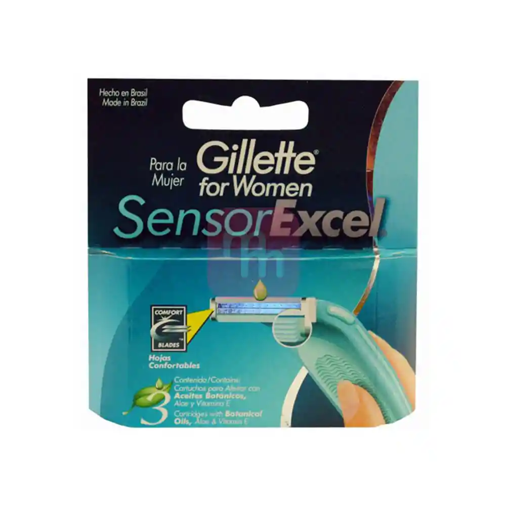 Gillette repuesto sensor excel mujer