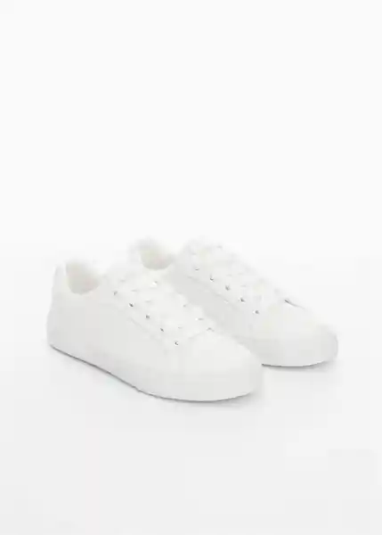 Zapatos Deportiva Adam Niños Blanco Talla 32 Mango