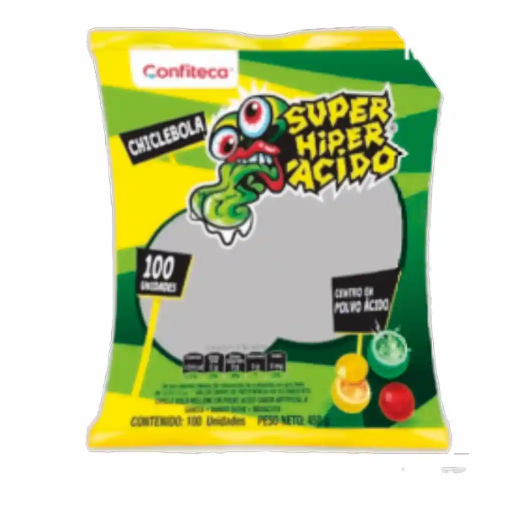 Confiteca Chicle Super Hiper Acido