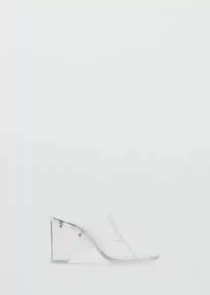 Zapatos Tapa Blanco Talla 39 Mujer Mango