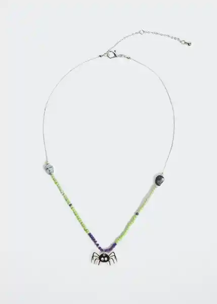 Collar Spider Verde Talla 99 Niñas Mango