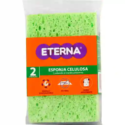 Eterna Fibra Esponja Verde Celulosa