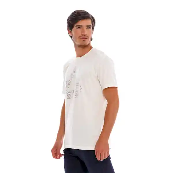 Marithé Francois Girbaud Camiseta Blanco Triángulo Talla S