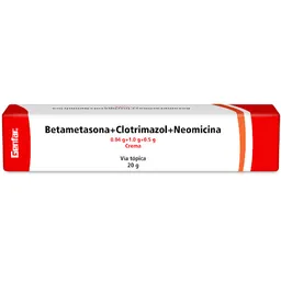 Genfar Betametasona/ Clotrimazol/ Neomicina (0.04 g/1.0 g/0.5 g)