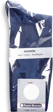 Punto Blanco Media Para Mujer arco azul Talla 9