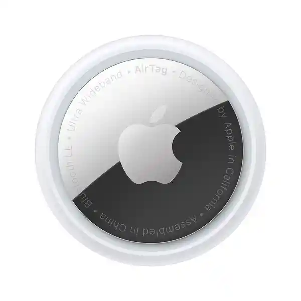 Apple Dispositivo de localización AirTag Plateado y Blanco