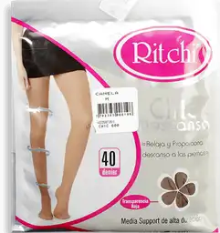 Ritchi Media Pantalón Support Color Canela Talla M 