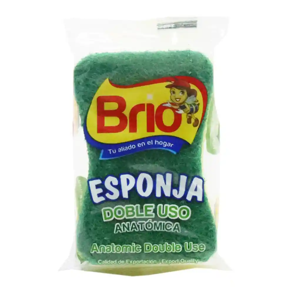 Brio Esponja Anatómica Doble Uso