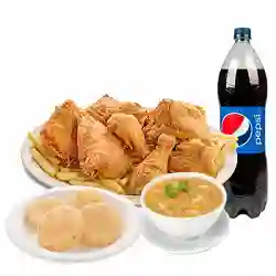 Combo 1 Pollo a la Broaster.