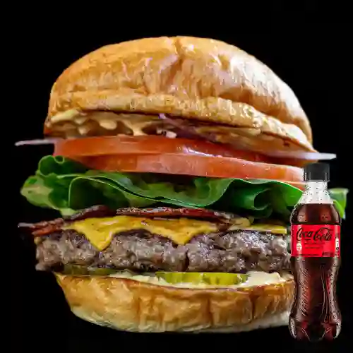 Combo Hamburguesa Épica + Coca Cola Sin Azúcar 400 ml