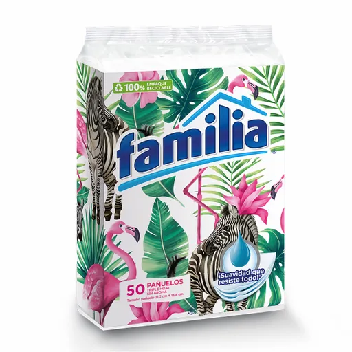 Pañuelos Familia Triple Hoja Bolsa X50 Und