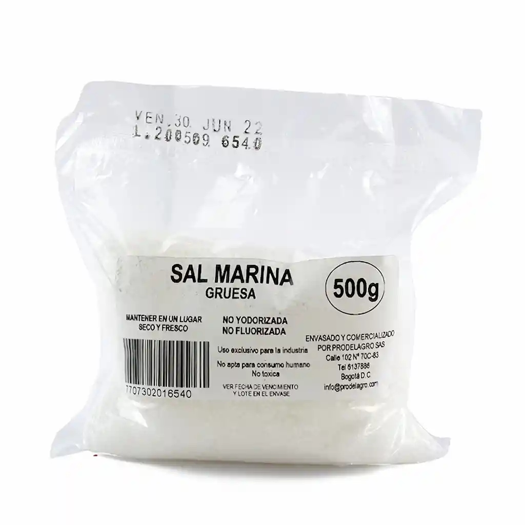 Prodelagro Sal Marina Gruesa