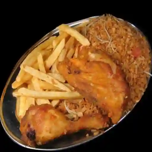 Arroz oriental para dos personas