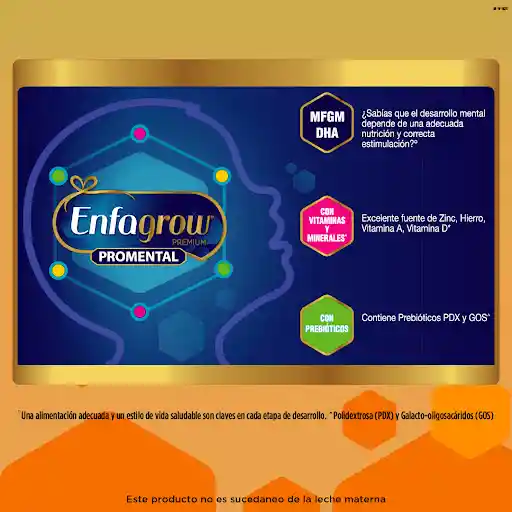 Enfagrow Alimento Lácteo Promental Vainilla Etapa 3 