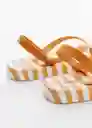 Chanclas Mous Ocre Talla 25 Niños Mango