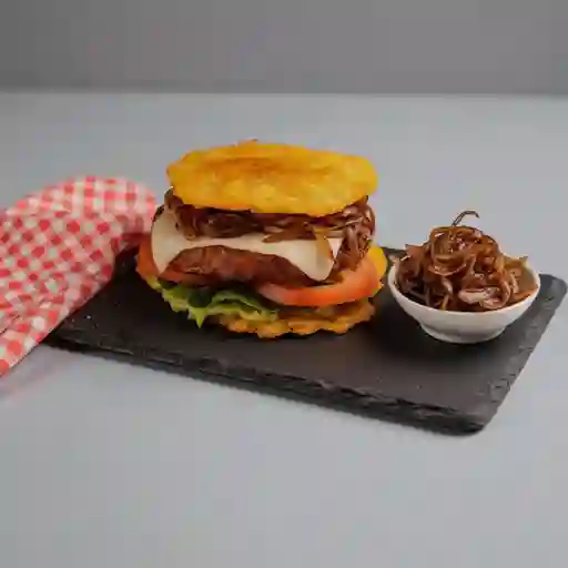 Burguér patacón doble maduro