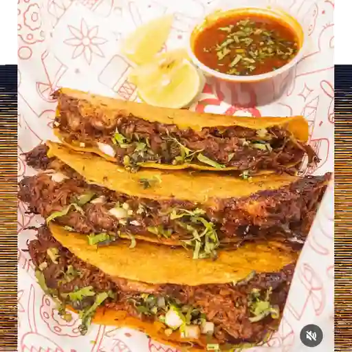 Tacos de quesabirria x 3und